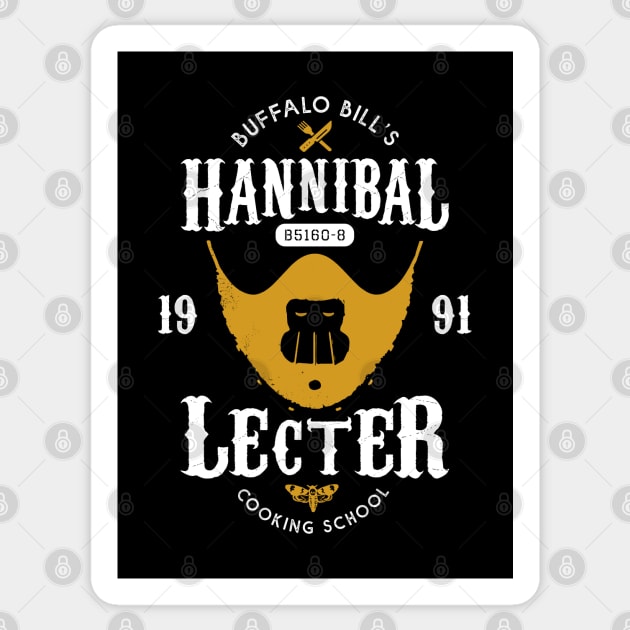 Hannibal Lecter Cooking School Sticker by NotoriousMedia